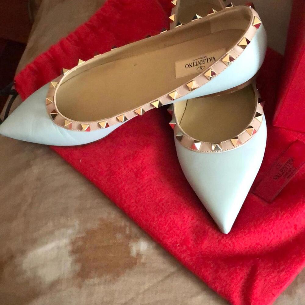 Valentino studded flats - Picture 4 of 7